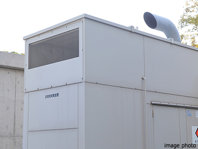 非常用自家発電機｜グランドメゾン上町台レジデンスタワー